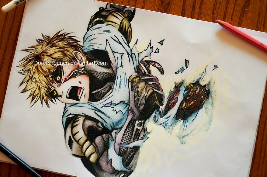I Will Eliminate You Onepunch Man Genos By Doreishounen On