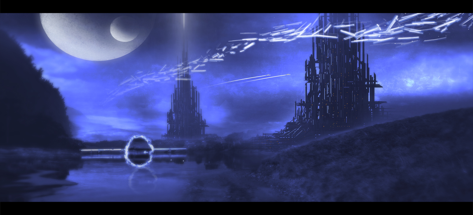 Matte Painting: Foreign Planet