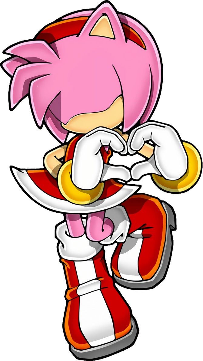 Faceless Amy Rose by 1s0g4sh1kun41 on DeviantArt