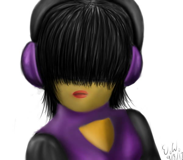 Purple Android by EbonyCGIArt on DeviantArt