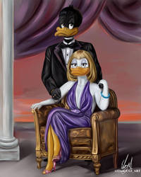 Scarfathe - Daffy Duck and Daisy Duck