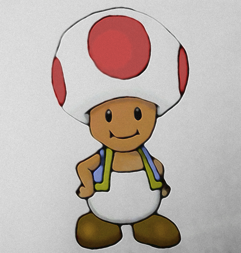 Toad (Super Mario Bros) by LoonyToony1985 on DeviantArt