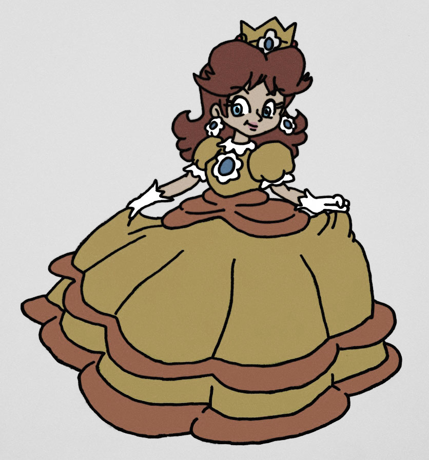 Princess Daisy (Super Mario Bros) by LoonyToony1985 on DeviantArt