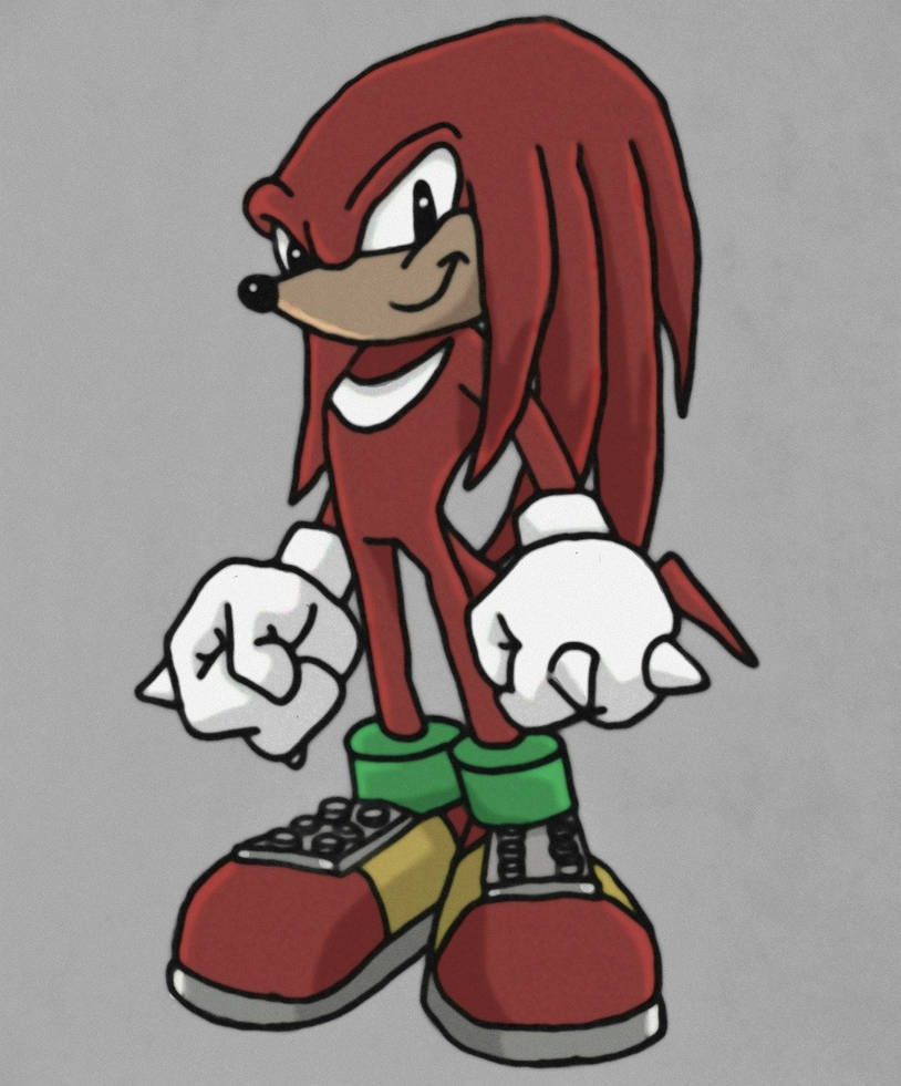 Knuckles (Sonic The Hedgehog) by LoonyToony1985 on DeviantArt