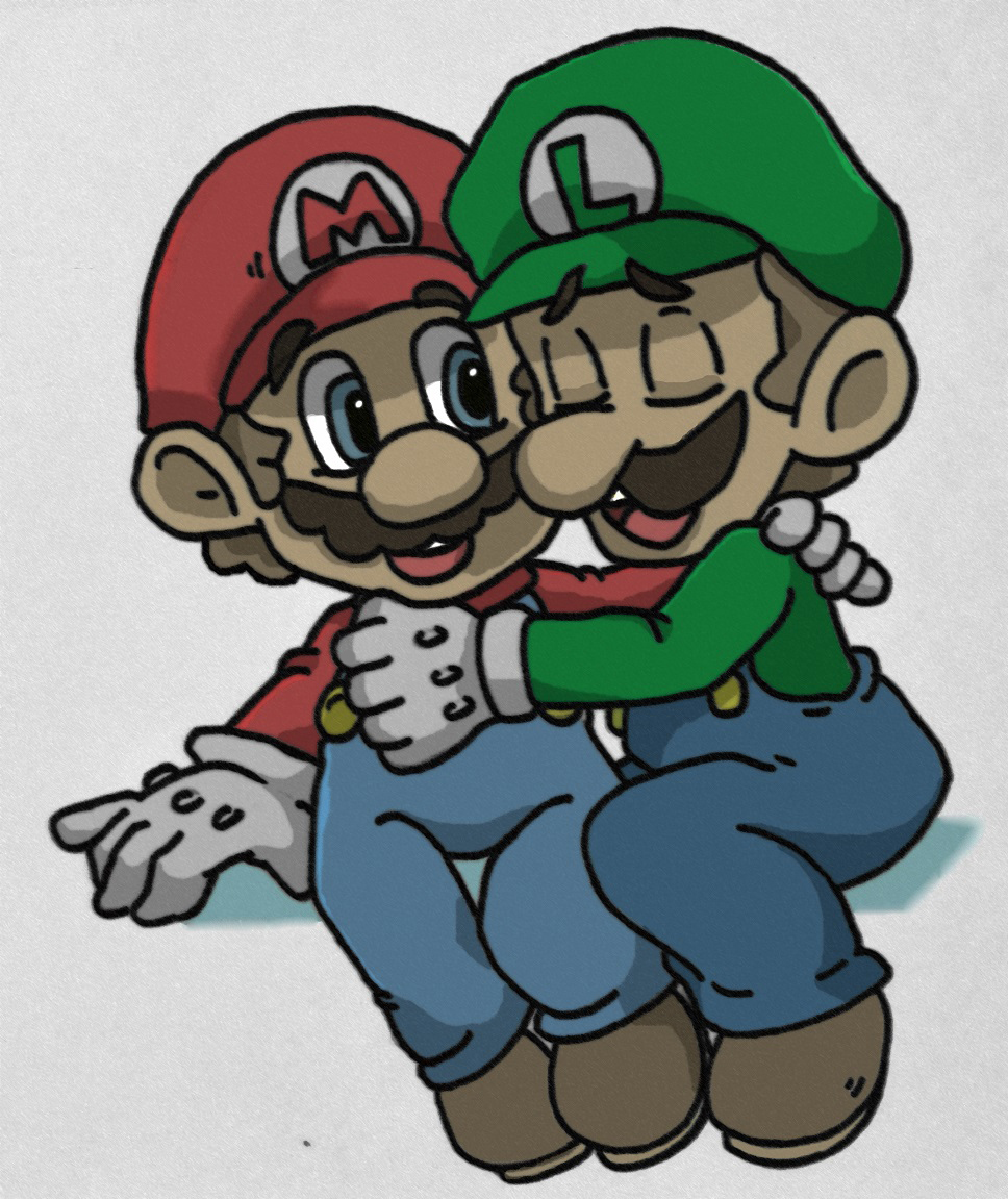 Brotherly Love (Mario And Luigi) by LoonyToony1985 on DeviantArt