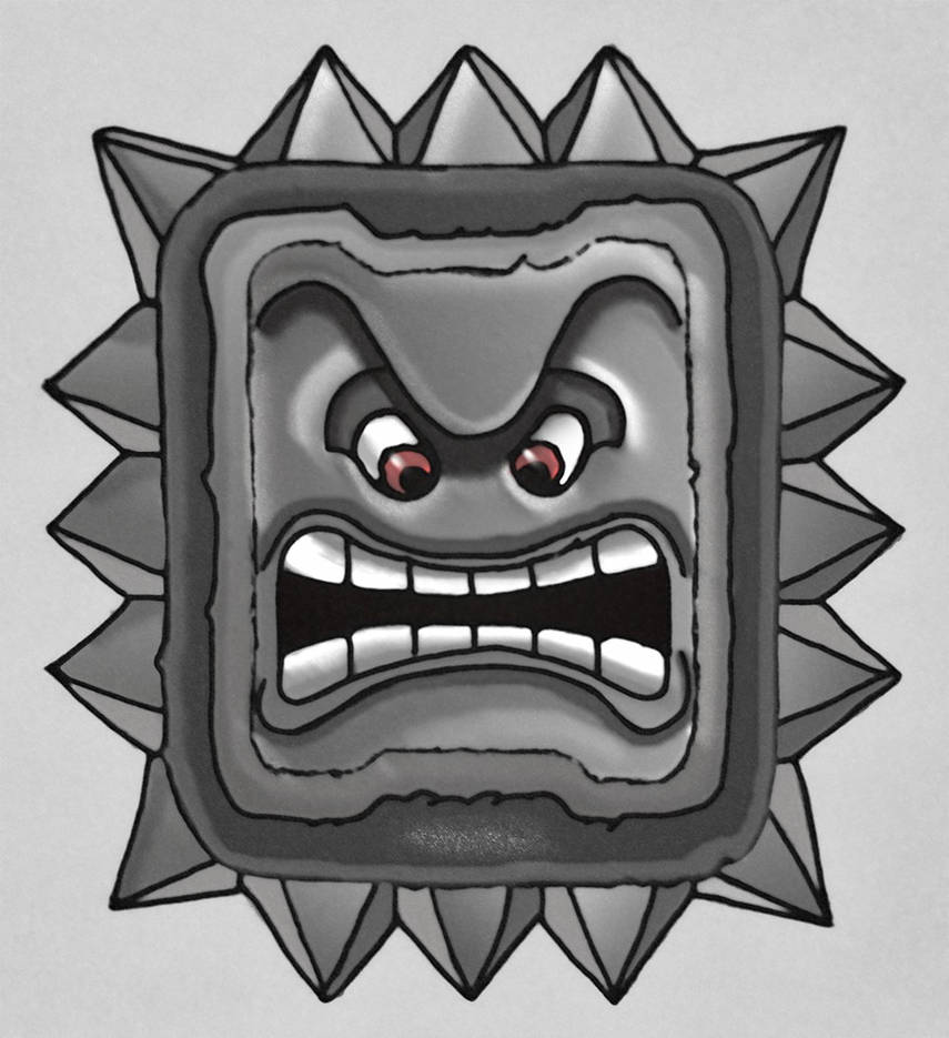 Thwomp by LoonyToony1985 on DeviantArt