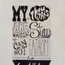 Hand Lettering- TFIOS