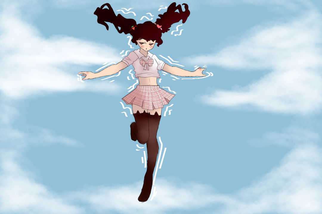 Anime Girl flying by Lauren244 on DeviantArt