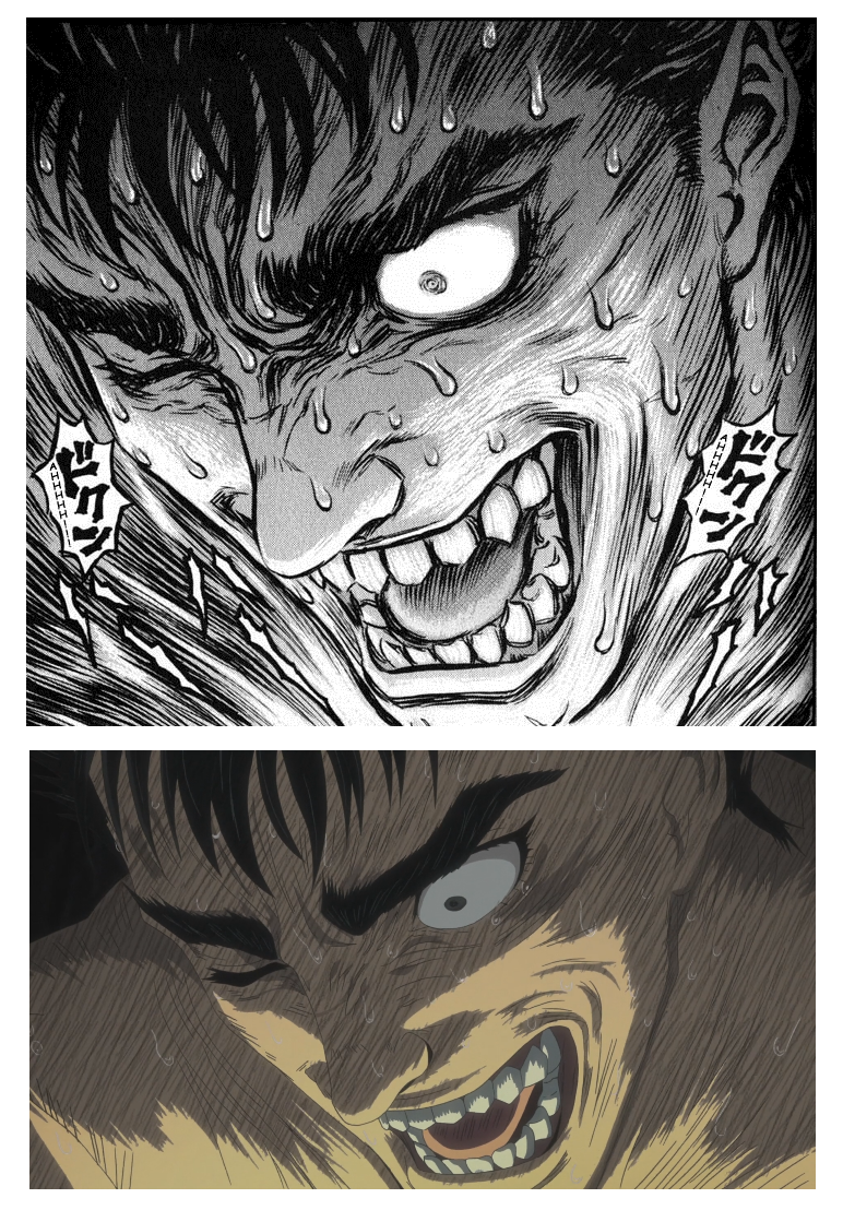 Manga v Anime comparison. : r/Berserk