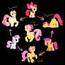 Fusion Cutie Mark Crusaders MLP