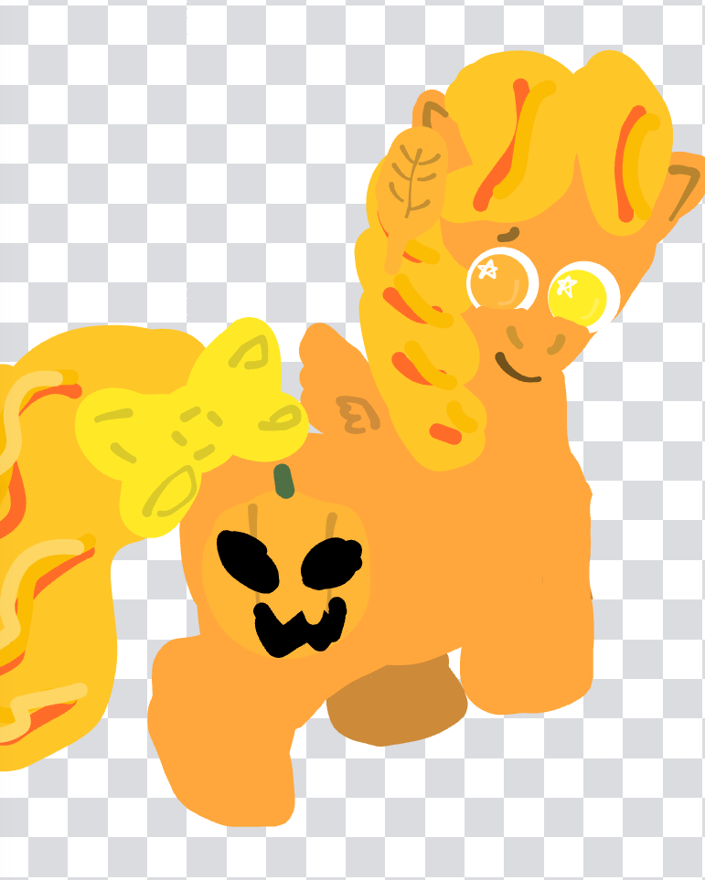 Another MLP g1 oc: Jack'o Lantern