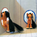 Chell Pony Custom by NocturnalEquine