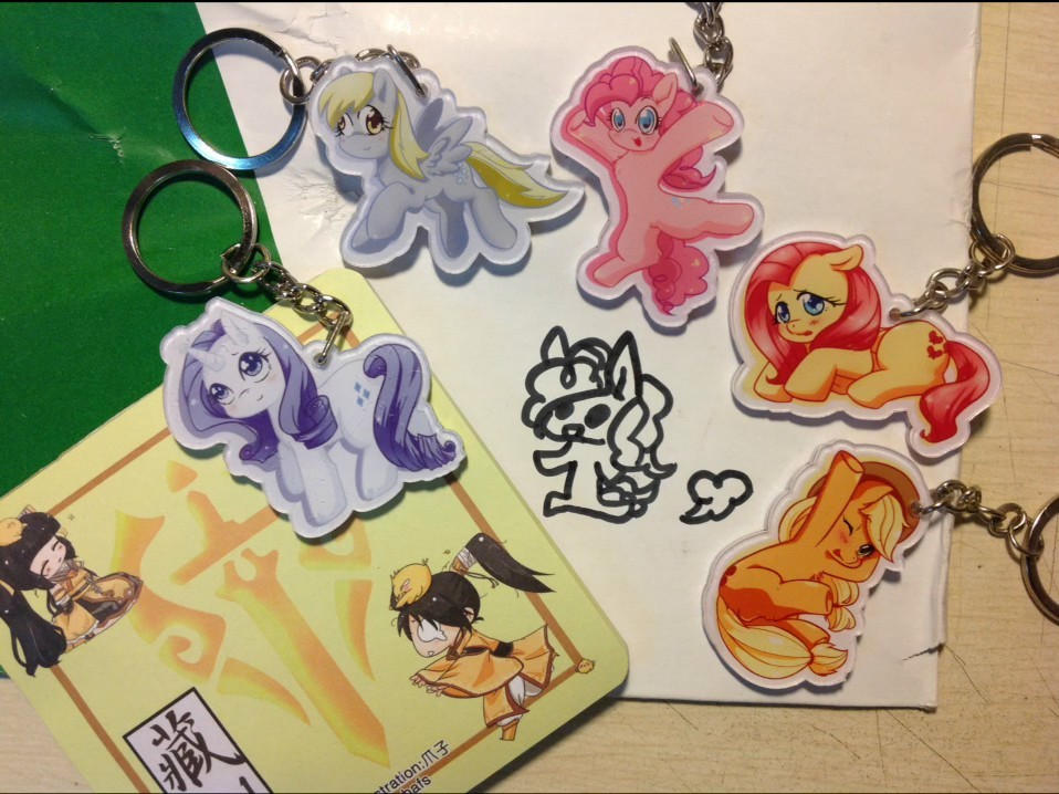 MLP Keychains by yukandasama by YKChiropter on DeviantArt