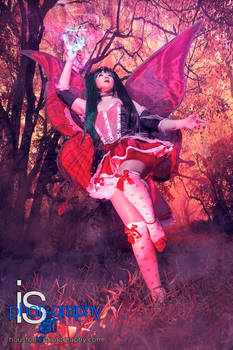 Red Hearts Fairy Spell Caster