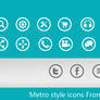 Beautiful Metro style icons PSD for Free Download 