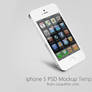 Beautiful iPhone 5 Mockup PSD Template for Free