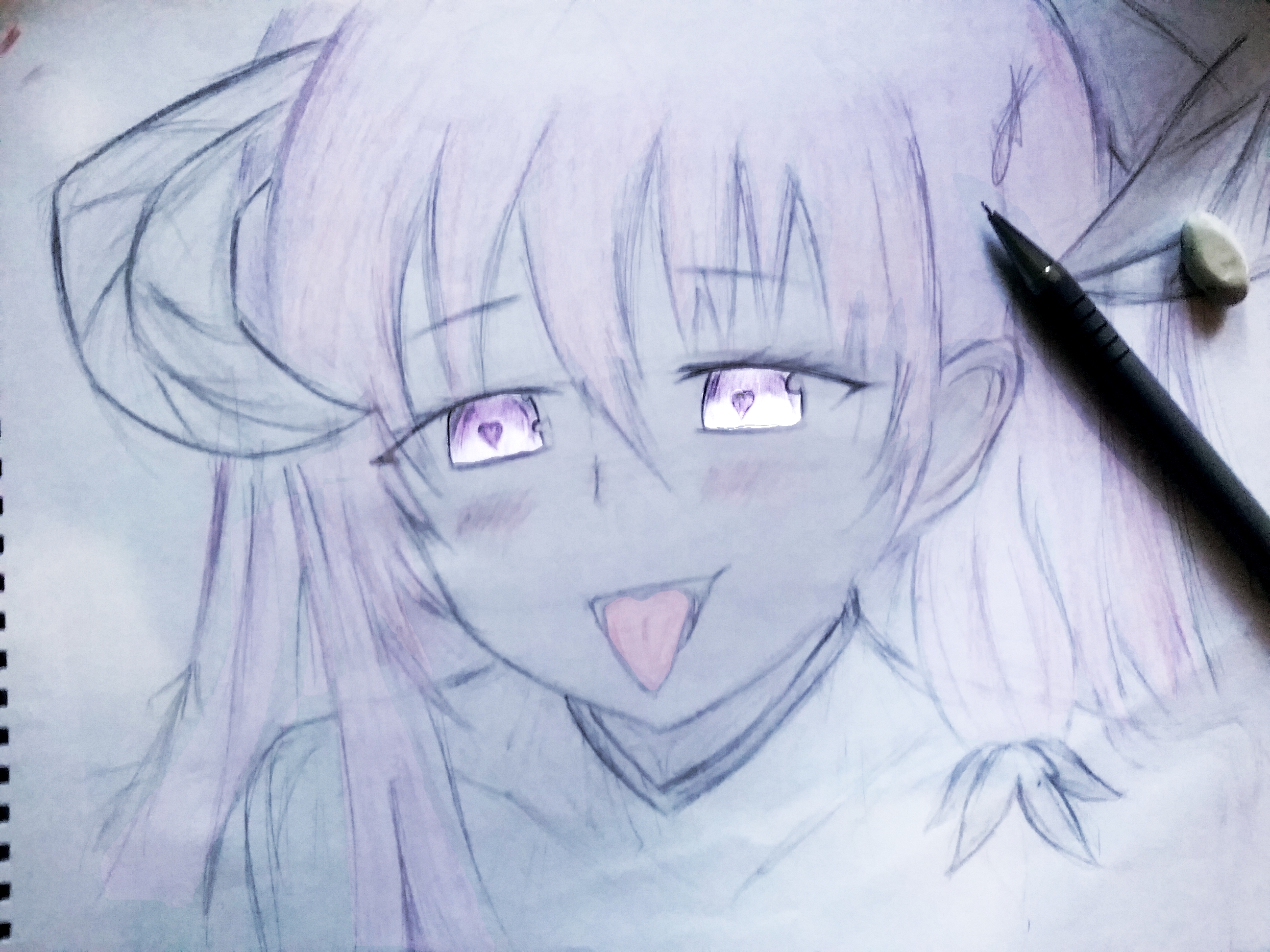 Anime girl drawing by 1DragonWarrior1 on DeviantArt