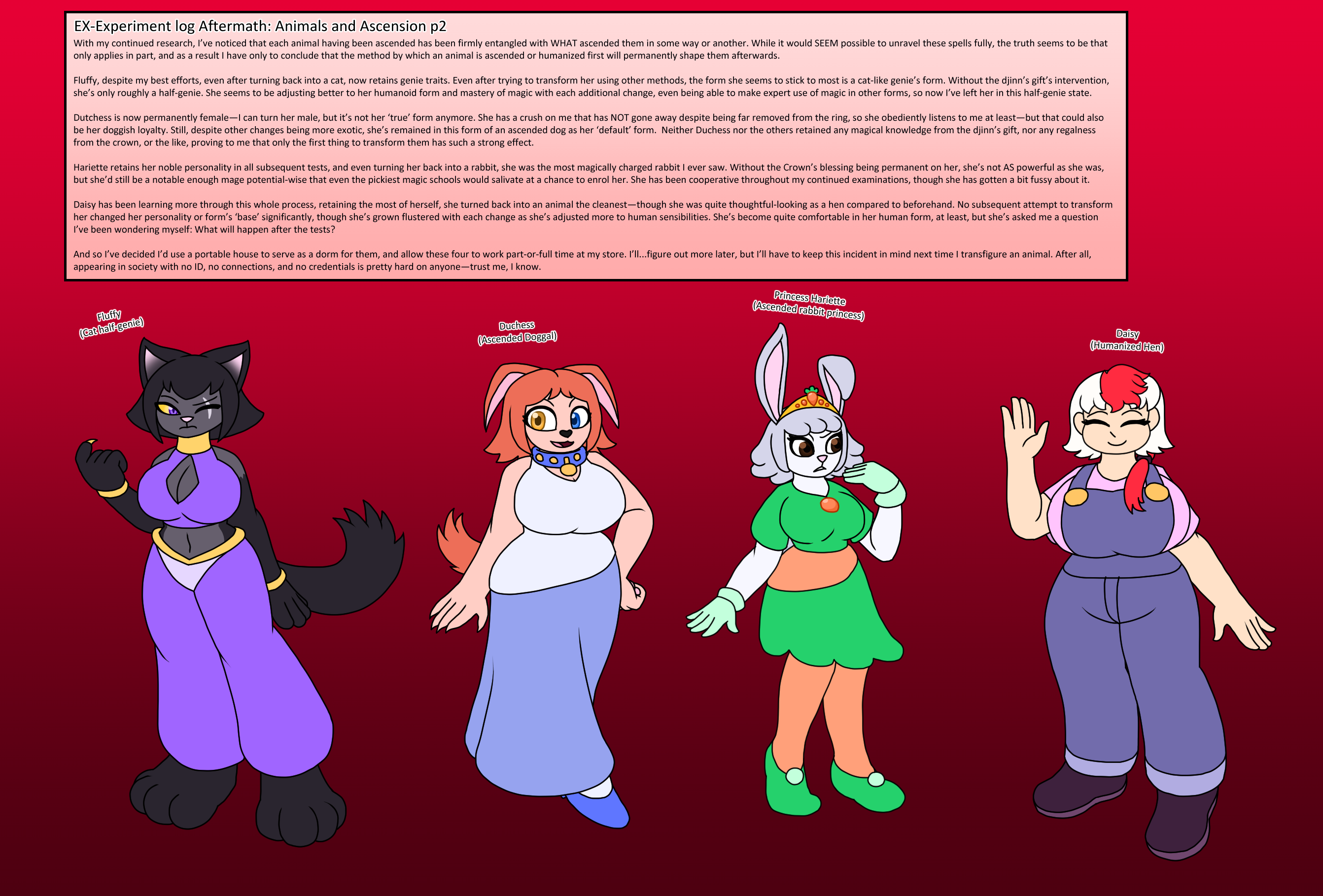 Awakings Ex Image EX Test Log: Animal Awakenings aftermath by M3gaSn1p3r on DeviantArt