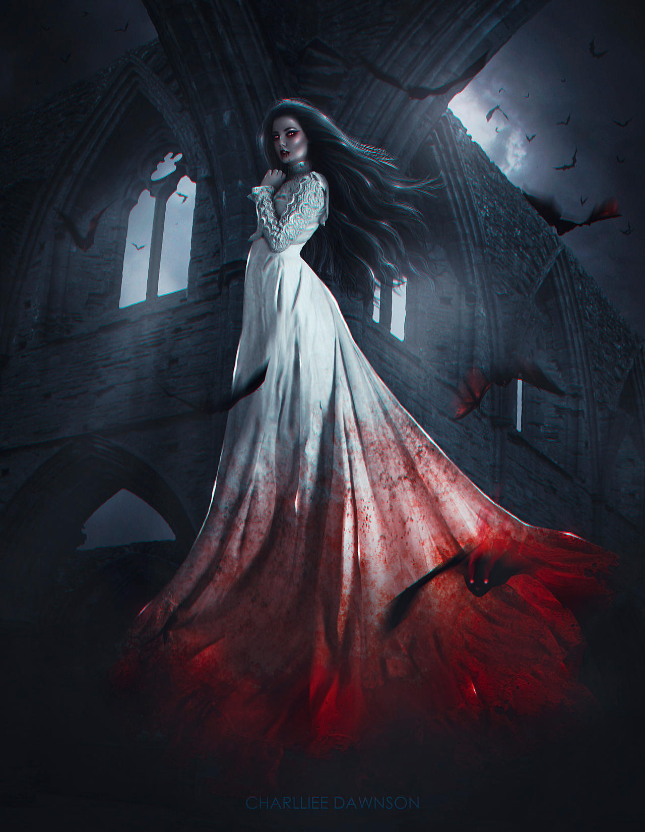 My Last Work Of My VAMPIRE GIRLS Series by Dawnsonarts on DeviantArt