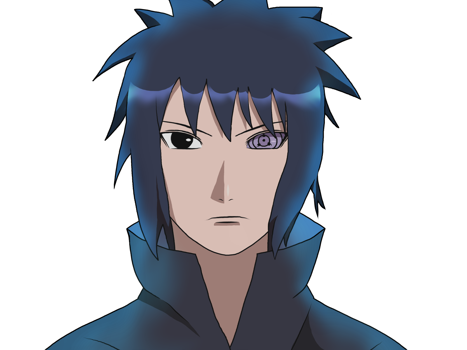 sasuke uchiha (blue lighting ver.) by resuii on DeviantArt