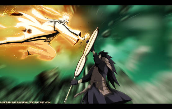 Naruto 601: Naruto Modo Bijuu vs Madara