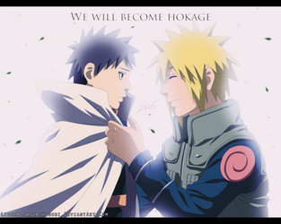 We will become Hokage - Minato and Obito