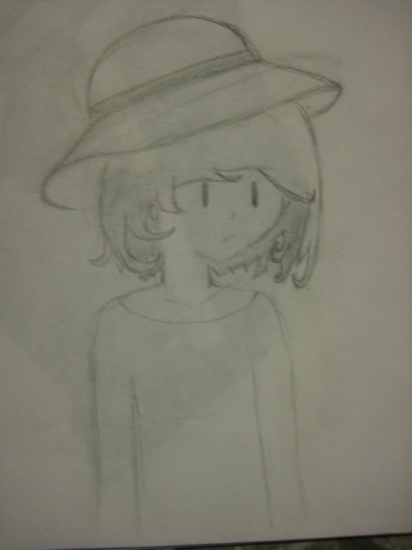 girl with hat by goofyglasses on DeviantArt