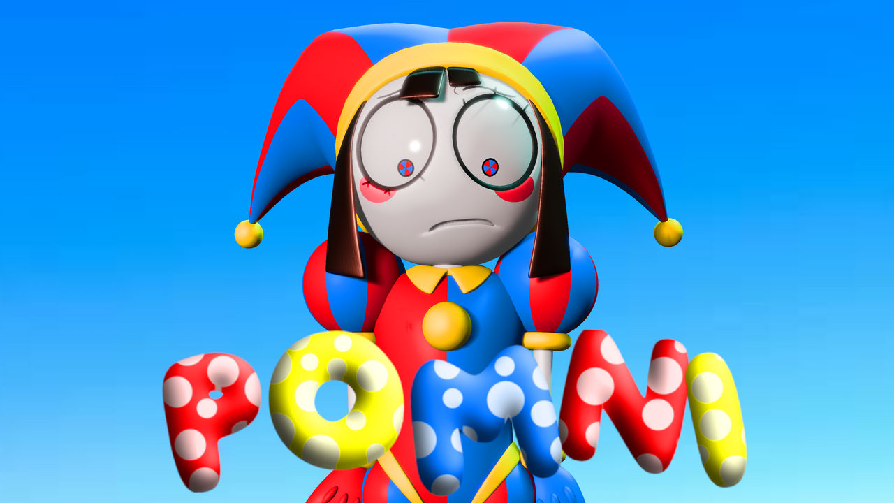 Pomni Render by MatrixUnknown on DeviantArt