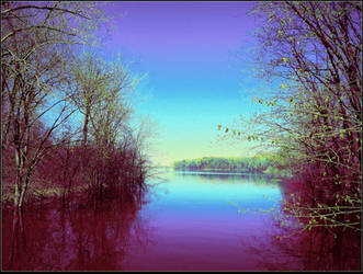 River in spring by surrealistic-gloom