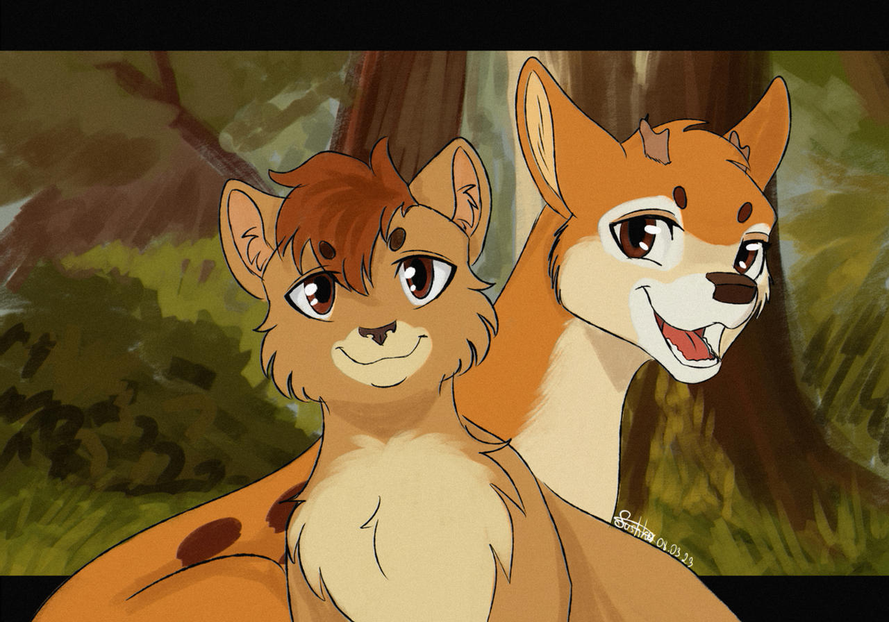 Simba and Buckshot by SushkaSS on DeviantArt