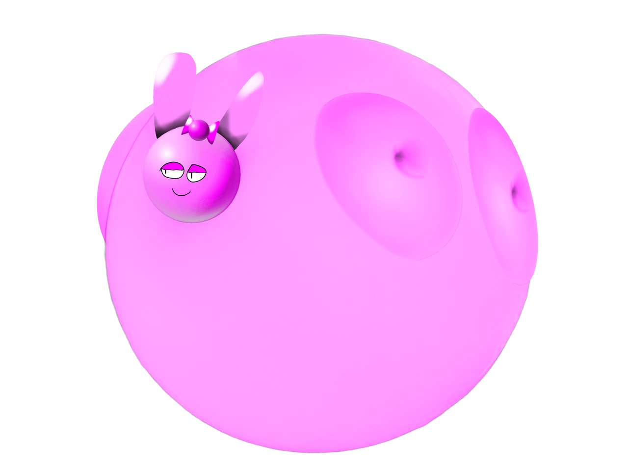 Pink Player Inflation 3d pinki inflation by fatassgif123 on DeviantArt
