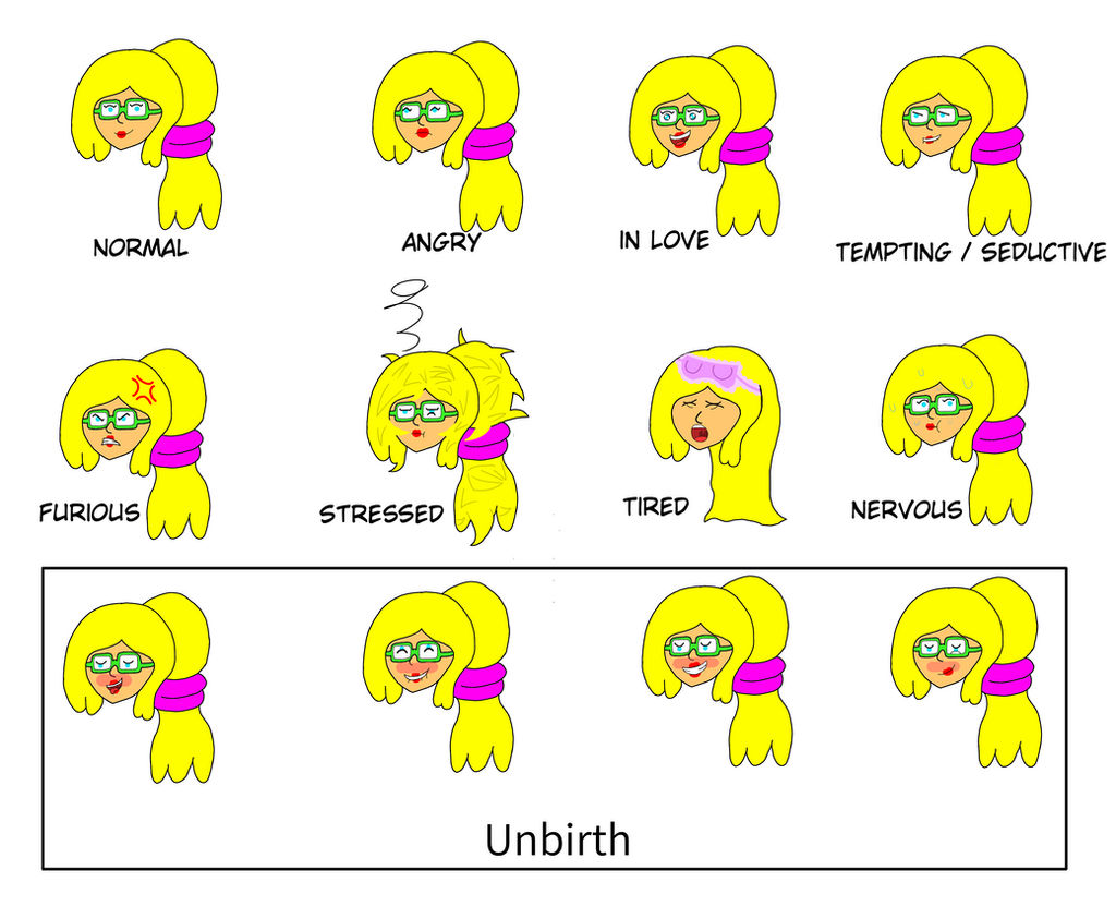 Expressions of Cloe Lir