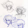 Saint Seiya - Deathmask's facial expressions