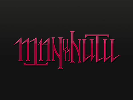 Manuhutu Ambigram