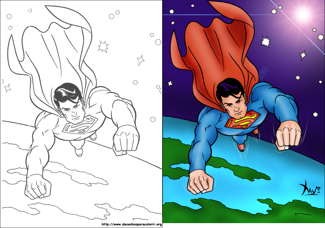 Pintura Digital - Super Man