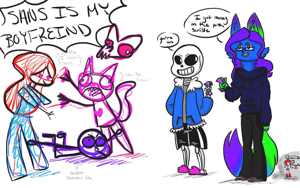 sans fangirls are funny by Angelriderpop on DeviantArt.
