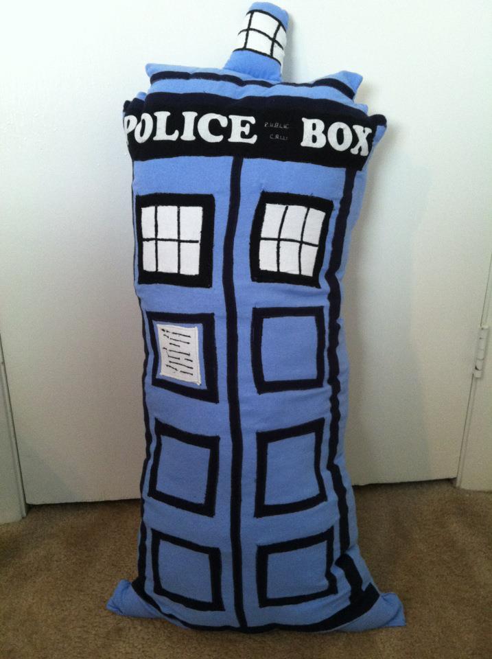 TARDIS Plushie Pillow