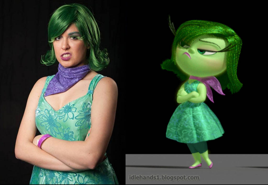 Disgust Cosplay from Pixar's 'Inside Out' by ScissorWizardCosplay
