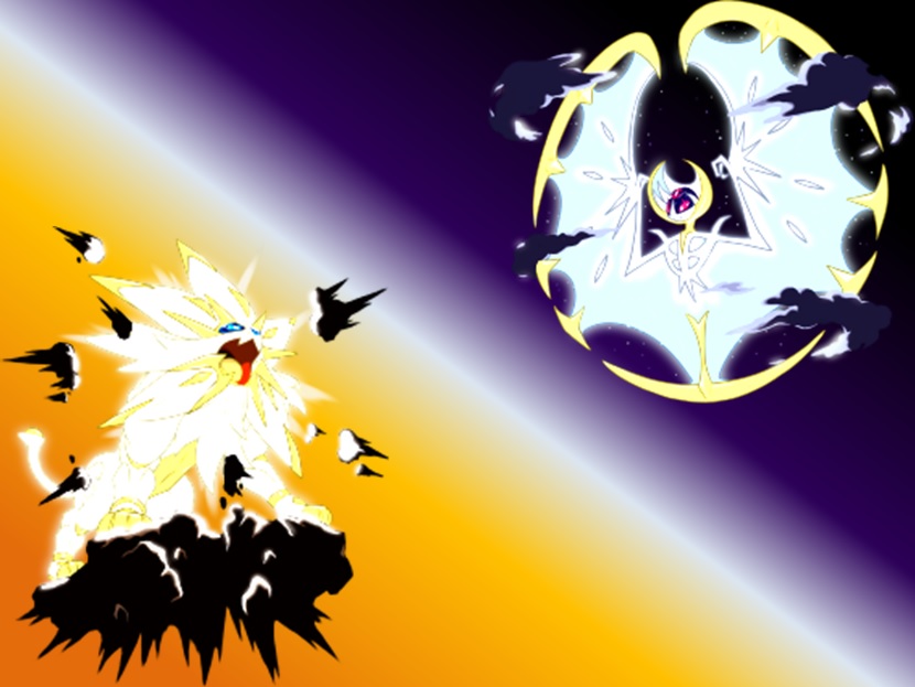 My fanart : Solgaleo and lunala epic battle    : r/PokeMoonSun