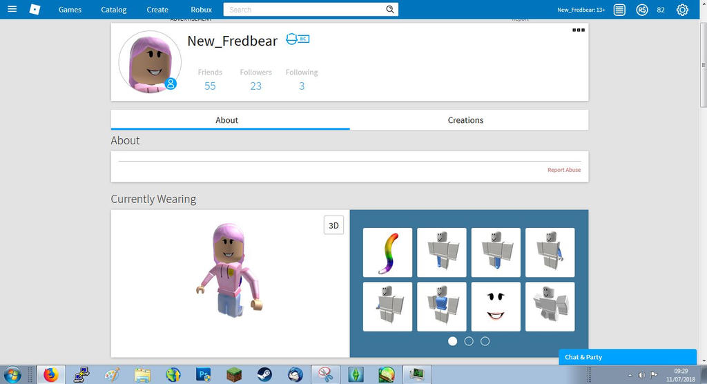 My Roblox Account By Shayminthecutefox On Deviantart - my roblox account by shayminthecutefox