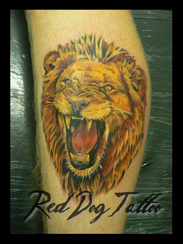 Lee's Lion tattoo