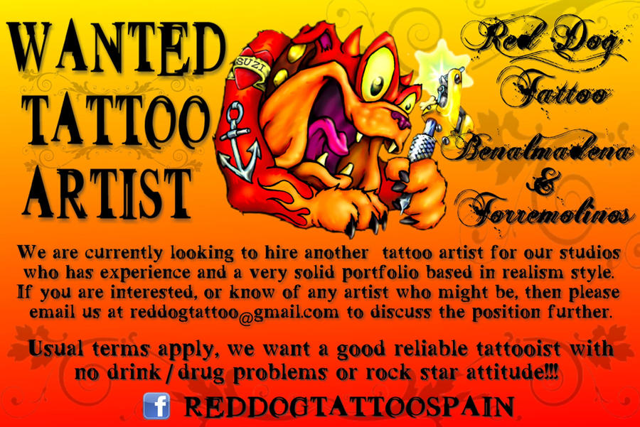 Tattoo Artist Wanted Tatto Pictures