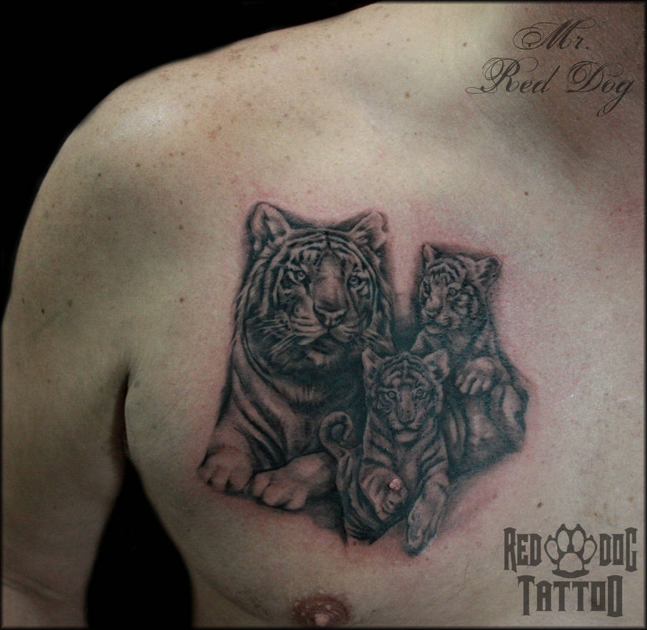 3 Lions Tattoo by Reddogtattoo on DeviantArt
