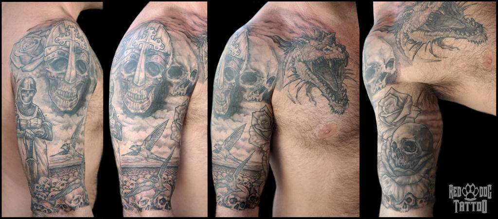 The Knights Templar Cover up Tattoo