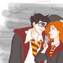 James Potter and Lily Evans