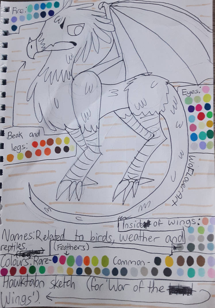 Hawk Ref Base 'War of the Wings' dragon bases! (Hawktalon) by WoFLoverArt on DeviantArt