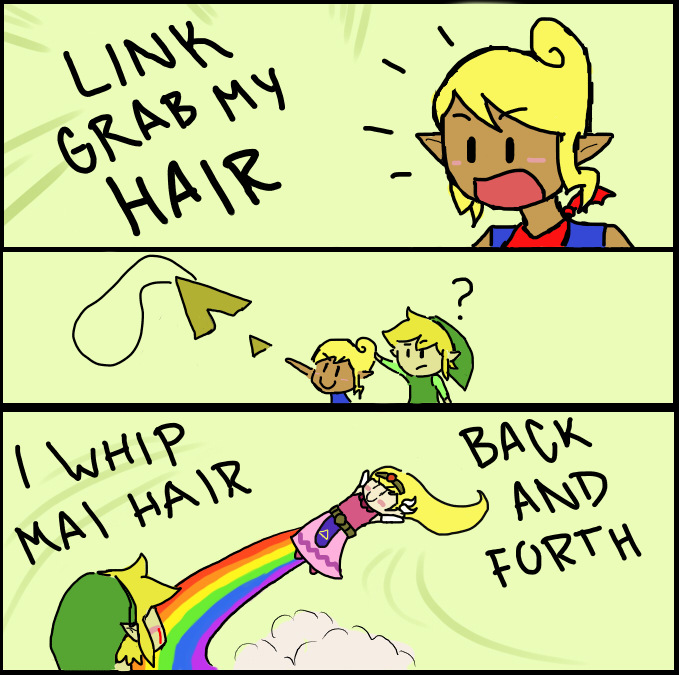 LINK GRAB MY HAIR