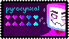 Pyrocynical Stamp - F2U by qu33n-bee