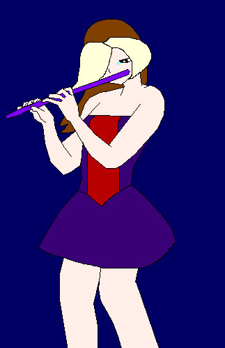 Sad Flute Girl