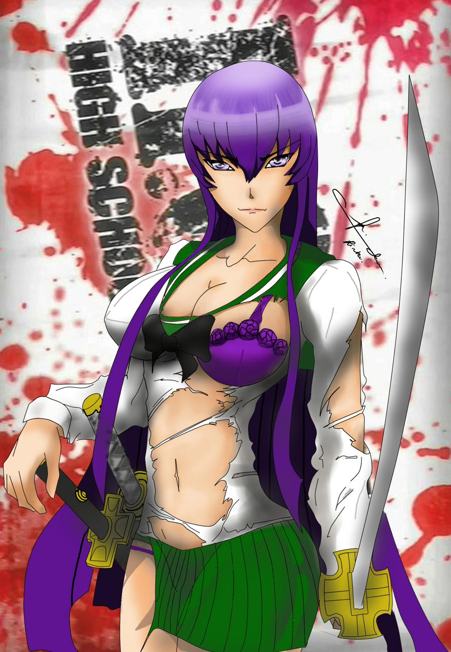 Saeko Busujima, from Anime Attack!, a roleplay on RPG